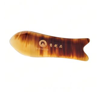 Goat Horn Gua Sha Tool and Comb